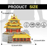 3D Metall-Puzzle - Wachturm der Verbotenen Stadt